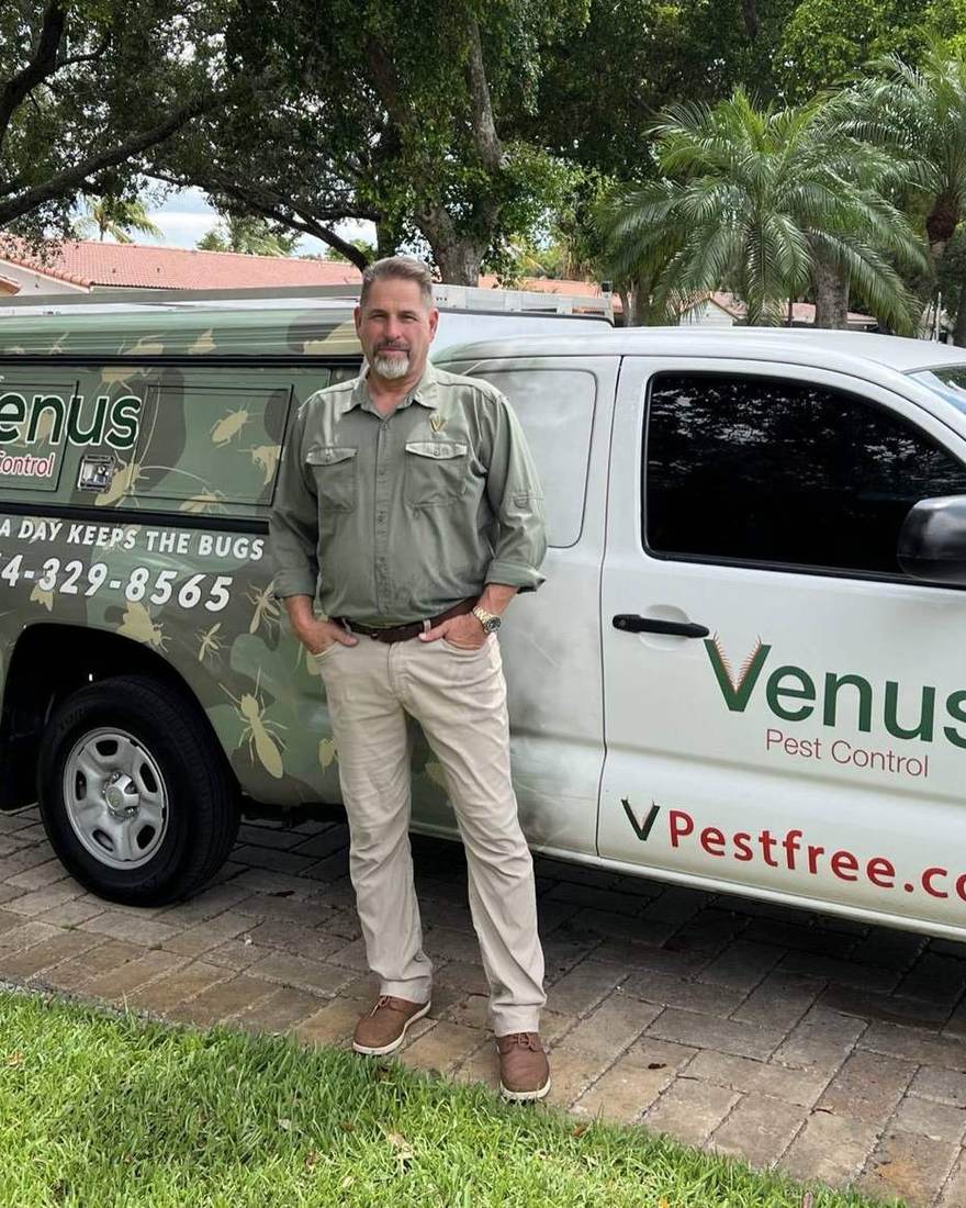 Lawrence Arnold, owner of Venus Pest Control